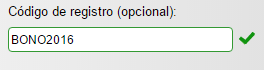 Bono de registro sportium